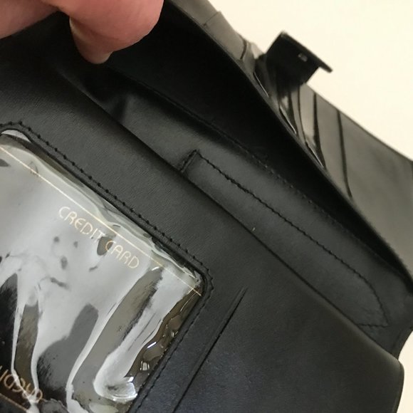 Black Badge Shield ID Case Wallet - Picture 11 of 11